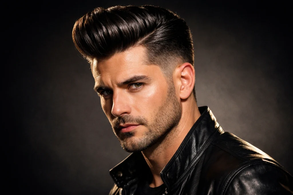 The Pompadour Taper Fade