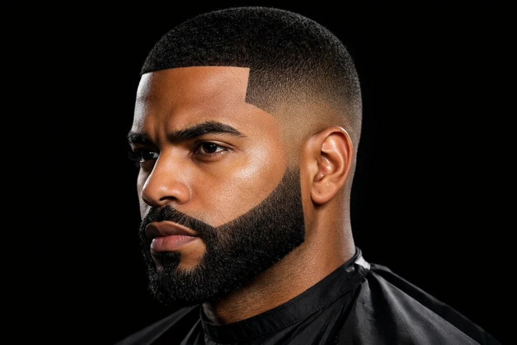 The Precision Fade with Sharp Line-Up