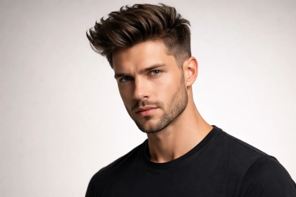 The Quiff men’s hairstyles for cowlicks