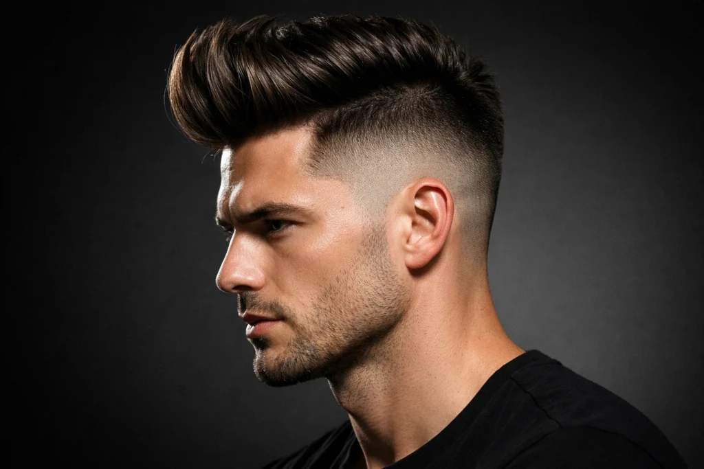 The Quiff with Skin Fade