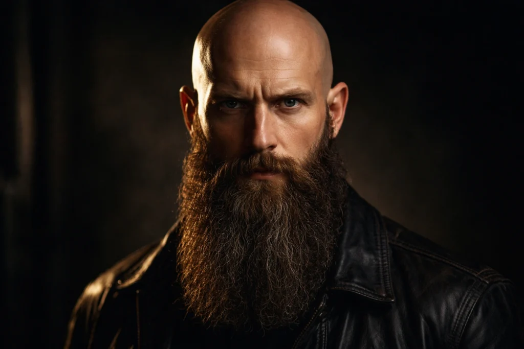The Shaved Head with Long Beard