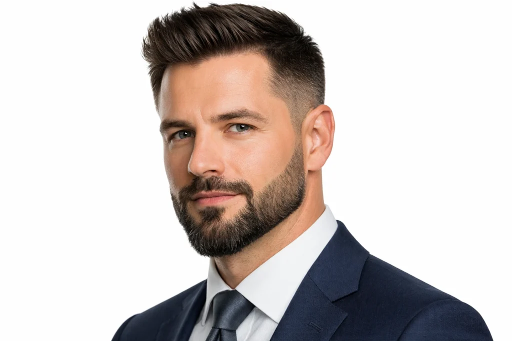 The Short Ducktail With Clean Cheek Lines