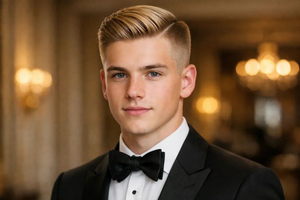 The Side Part with High Fade