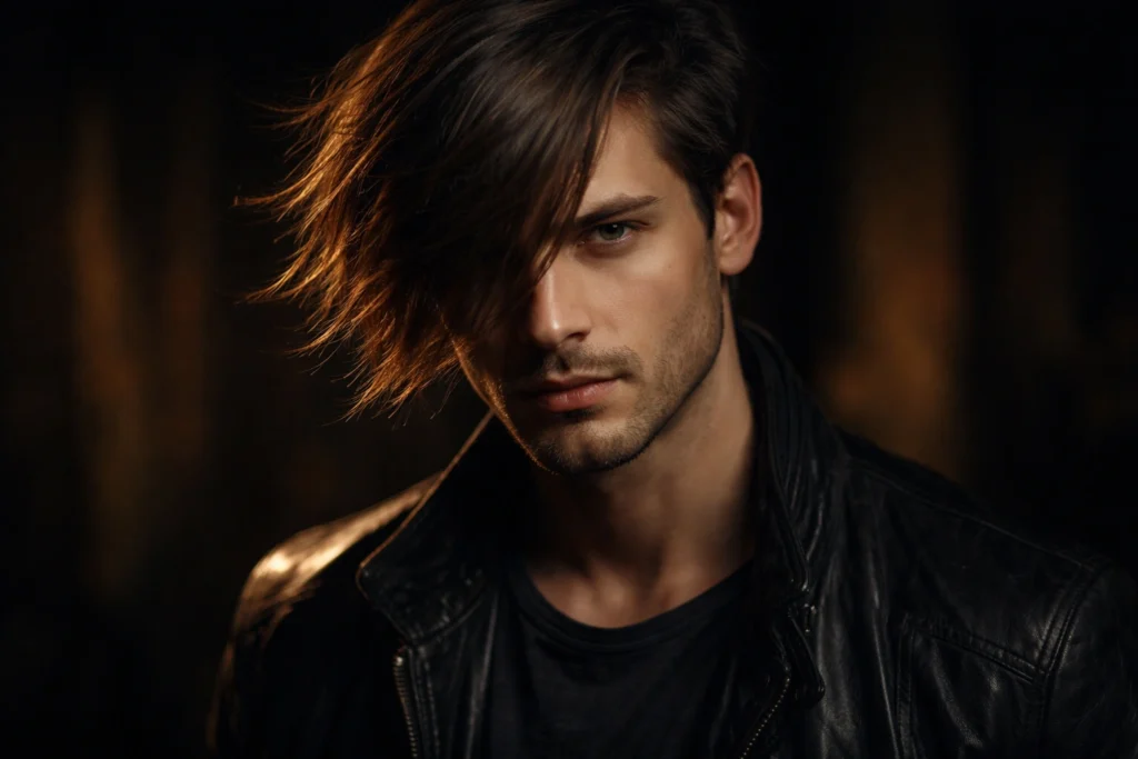 The Side Swept Long Fringe
Men's Hairstyles for Valentine's Day