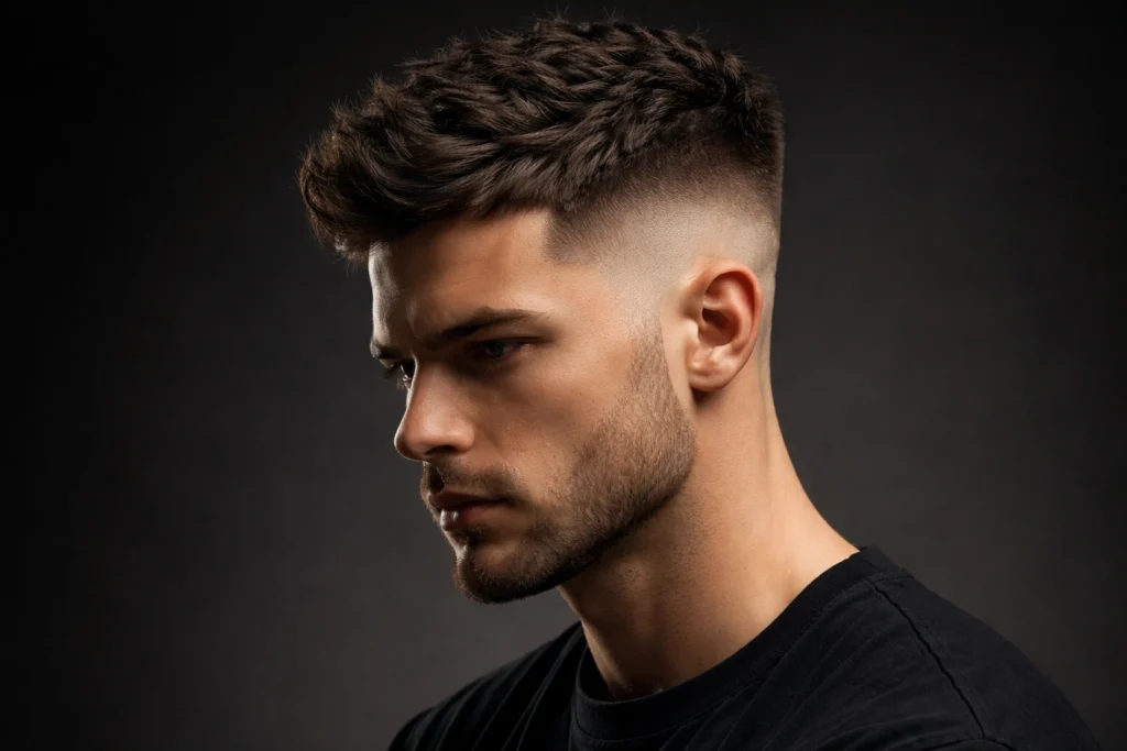 The Skin Fade with Textured Top