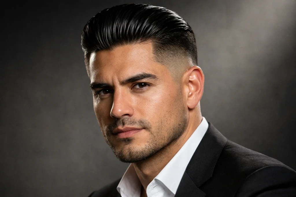 The Slick Back with Fade