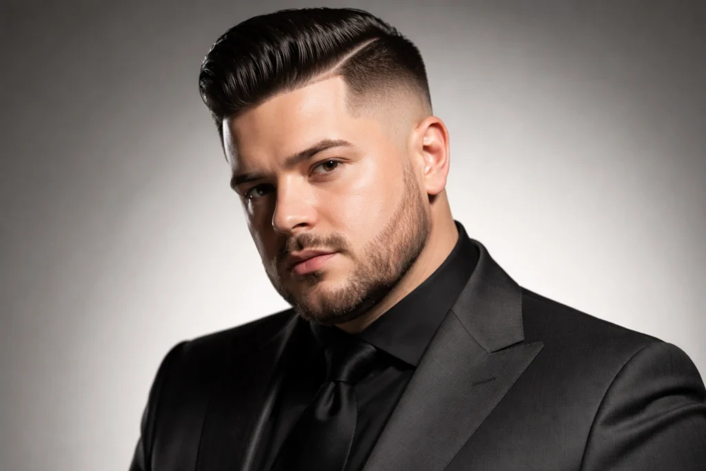 The Slick Back with High Skin Fade