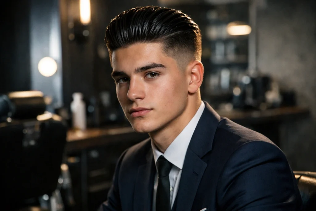 The Slicked-Back Undercut