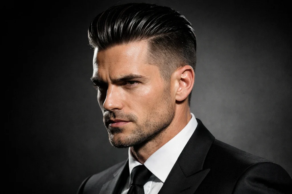 The Slicked Back Undercut