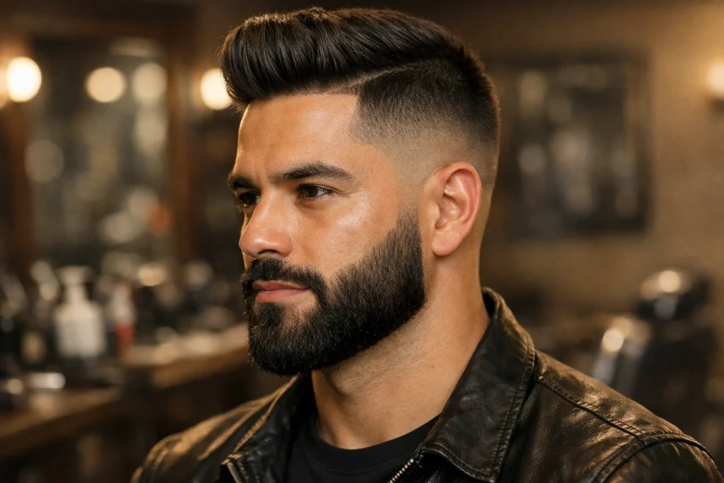 The Taper Fade with Beard