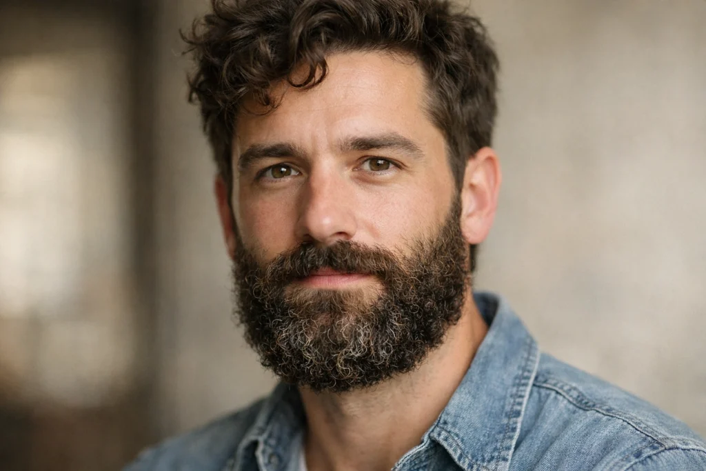 The Textured Natural Beard