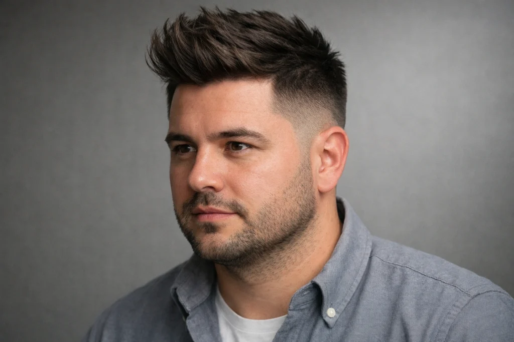 The Textured Quiff with Fade