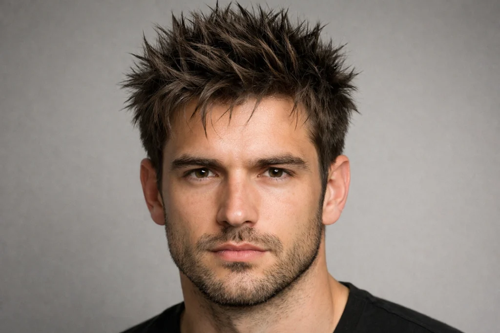 The Textured Spiky Hair