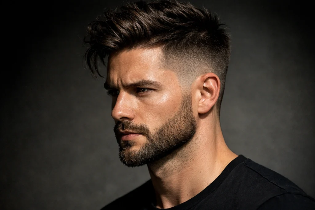 The Undercut with Tapered Beard