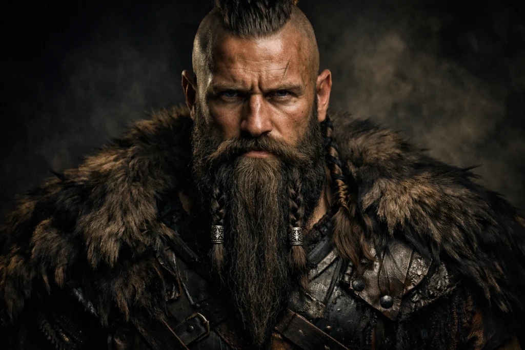 The Viking-Inspired Long Ducktail Beard