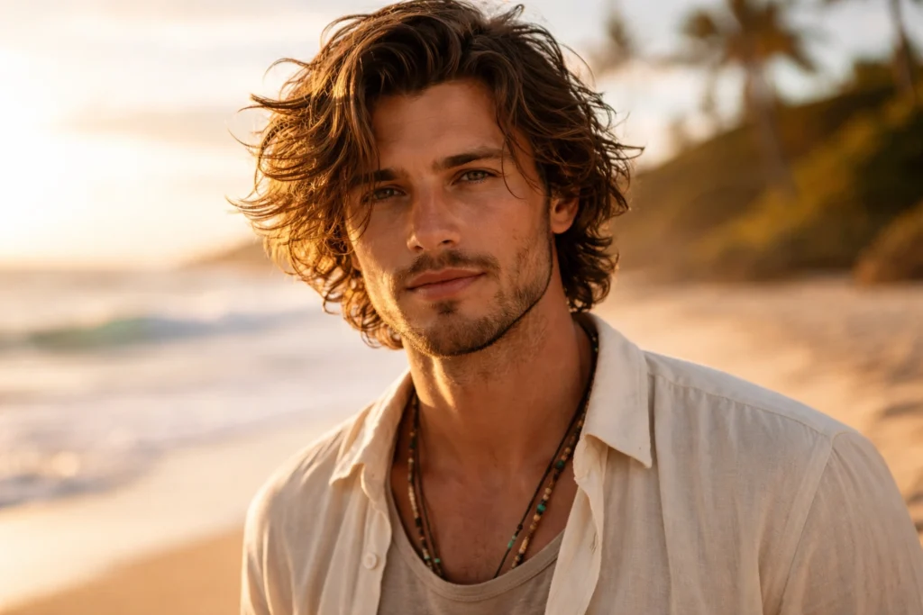 Tousled Surfer Waves