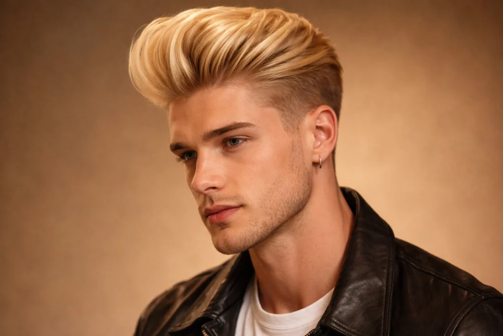 Vanilla Blonde Pompadour