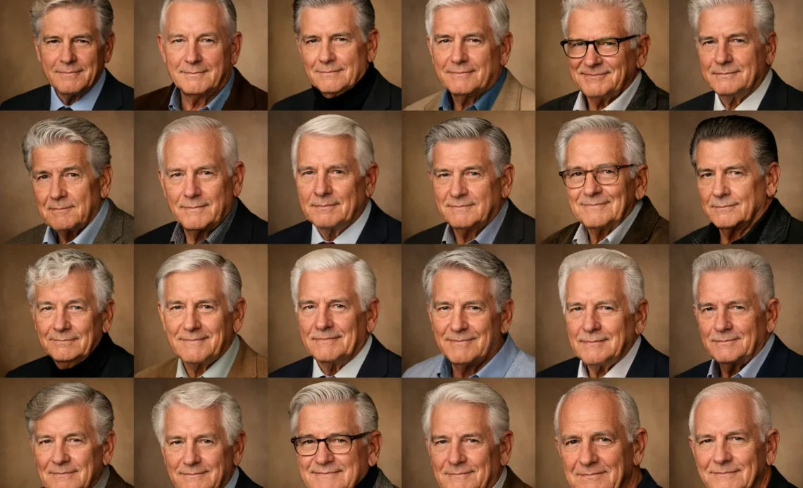 20 Classic Men's Hairstyles Perfect for Age 70+