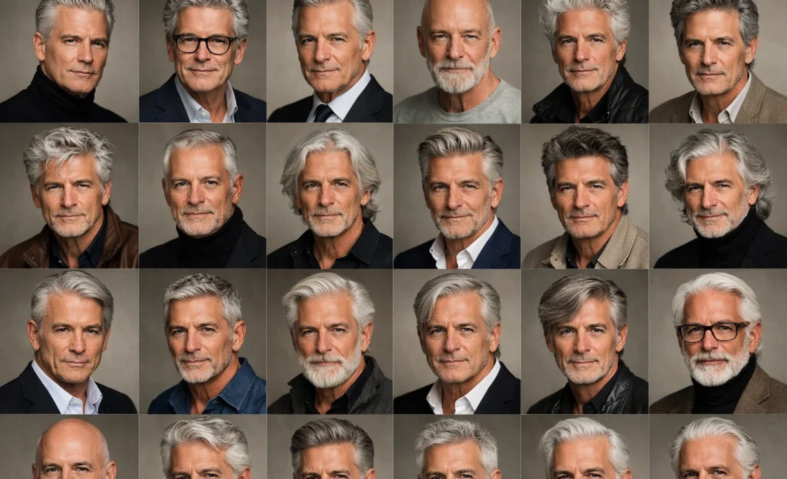 20 Elegant Hairstyles for Men Aged 60 and Above