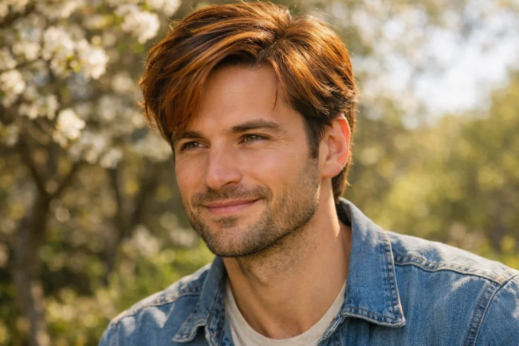 Copper, Warm Ginger, and Apricot Blonde Highlights