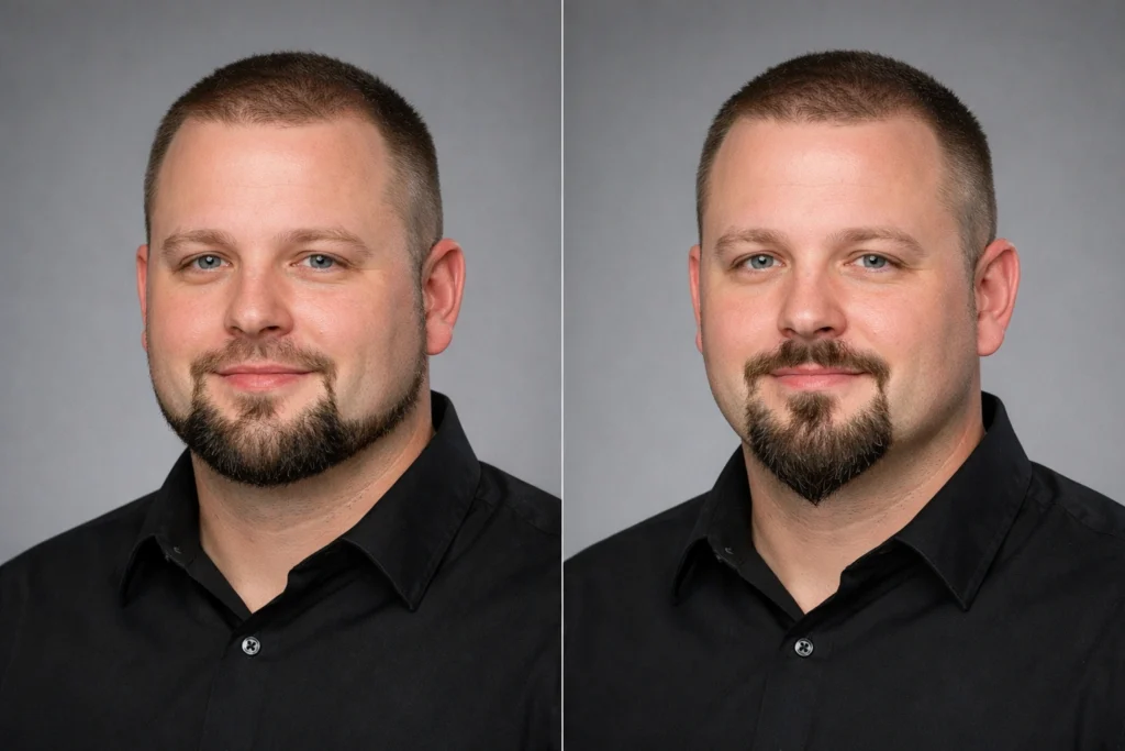 Extended Goatee and Van Dyke Beard