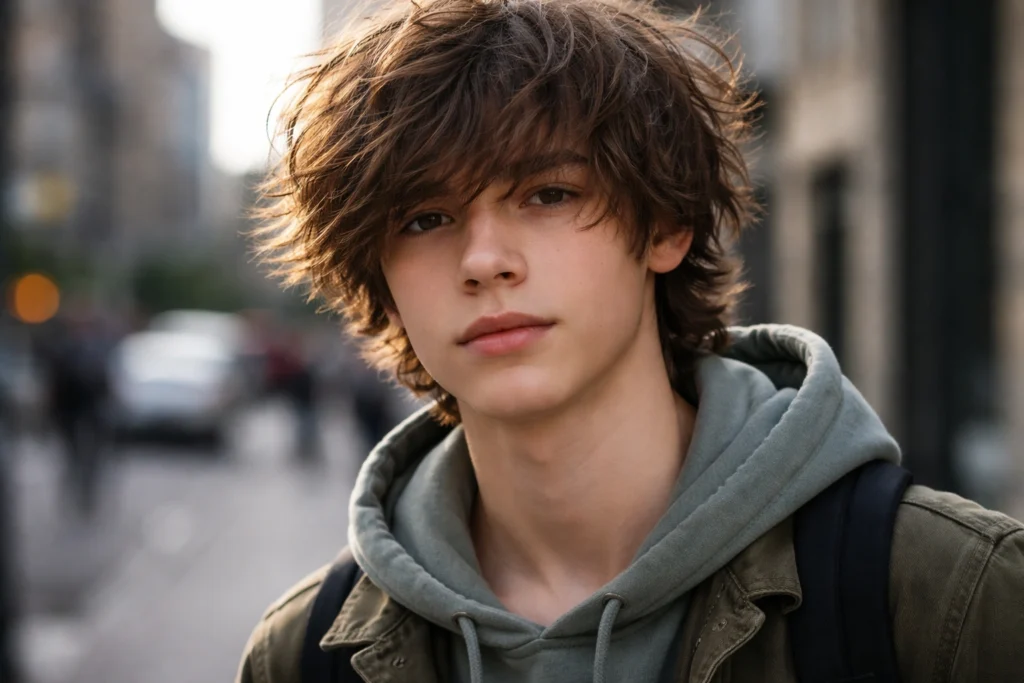 Longer Hairstyles for Teenage Boys