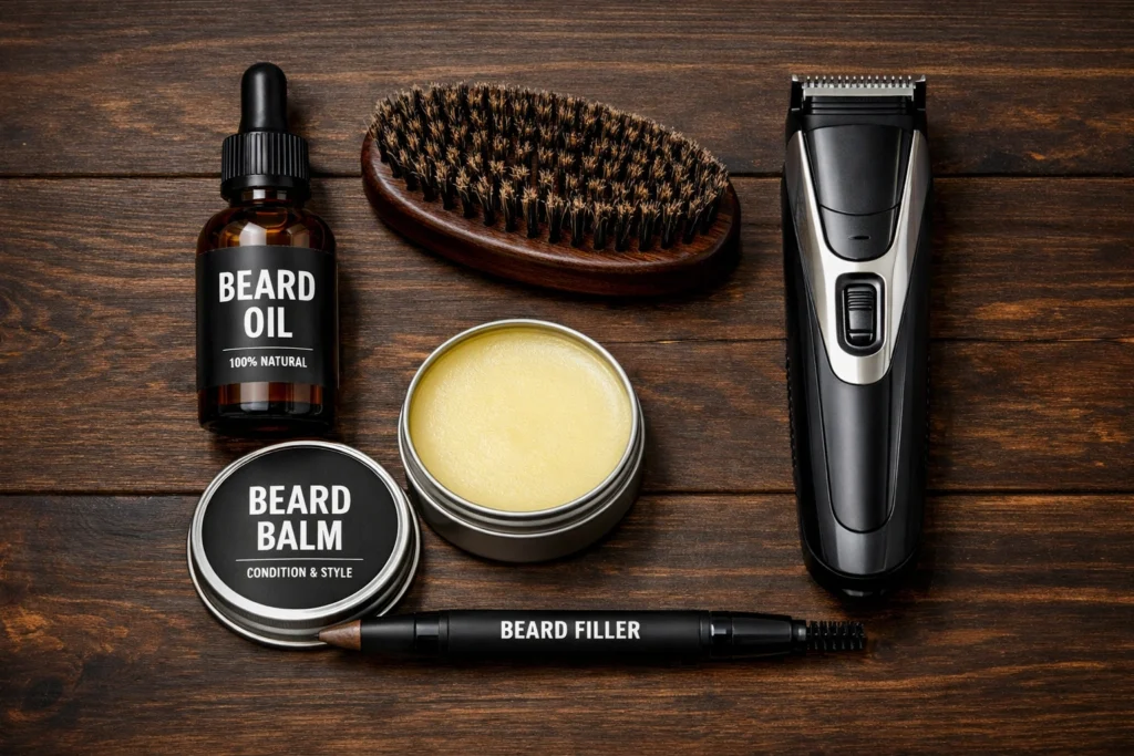 Strategic Shaping, Grooming, and Products for Patchy Beards