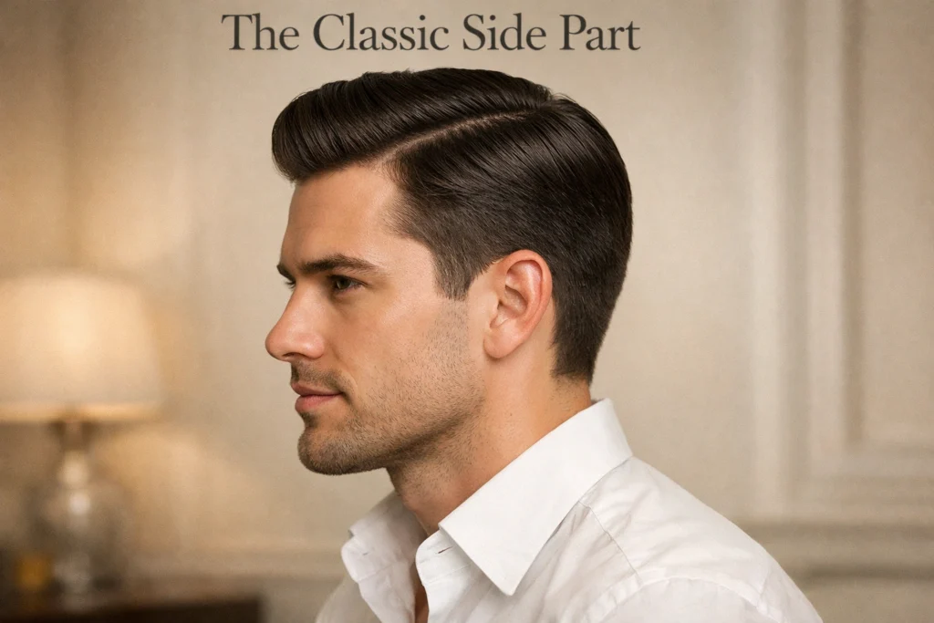 The Classic Side Part