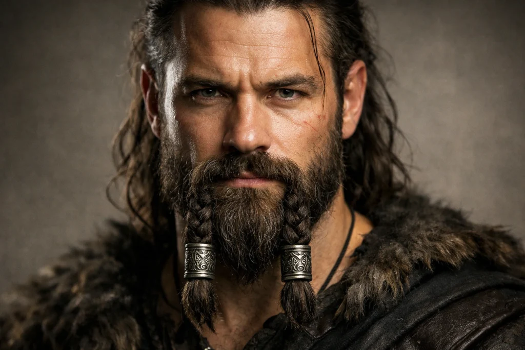 The Double Braided Viking Beard