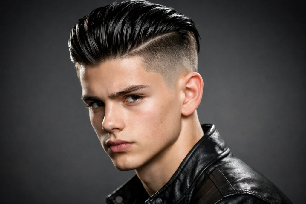 The Undercut with Slicked Top