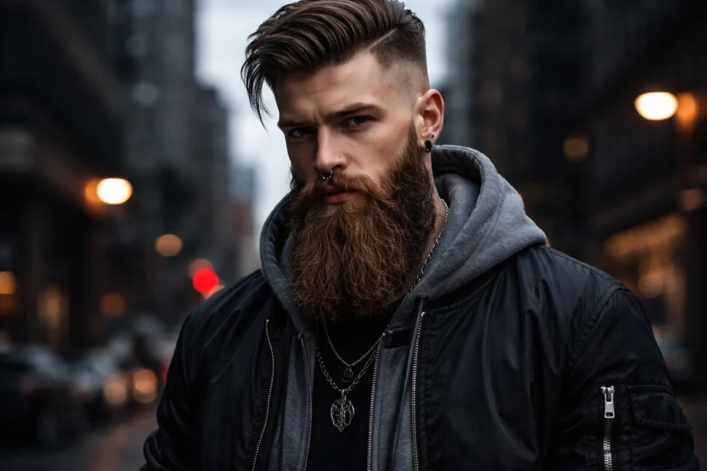 The Viking Beard with Undercut